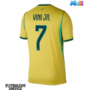 Brazílie Vinicius Junior #7 Domácí Dres MS 2026 Krátký Rukáv Brazílie Vinicius Junior #7 Domácí Dres MS 2026 Krátký Rukáv